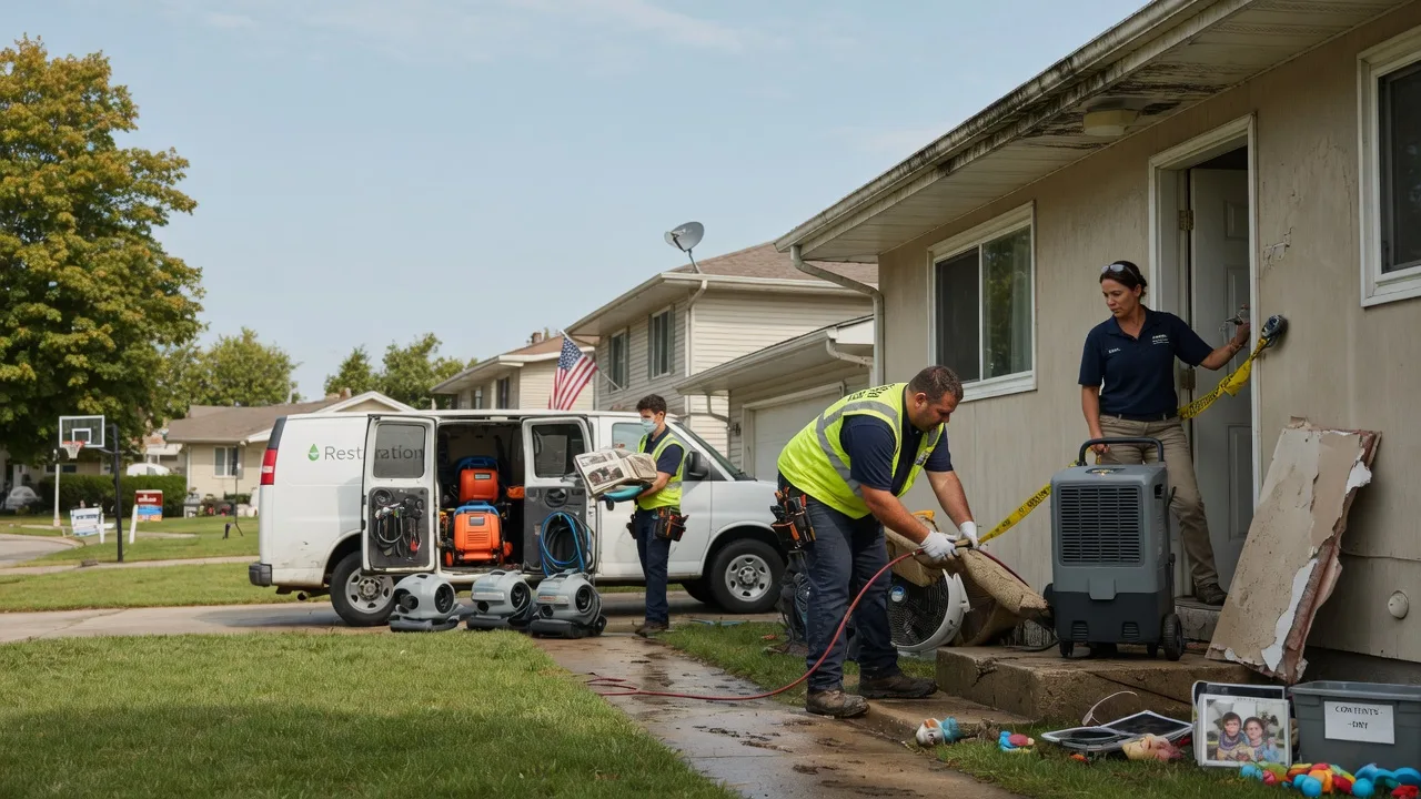 Water Damage Restoration in Hymera, IN near me